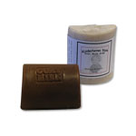 Olive and Green Tea Goats Milk Bar Soap by Kinderhaven Farm. Click image for larger view.